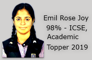 Emil ICSE Academic Topper